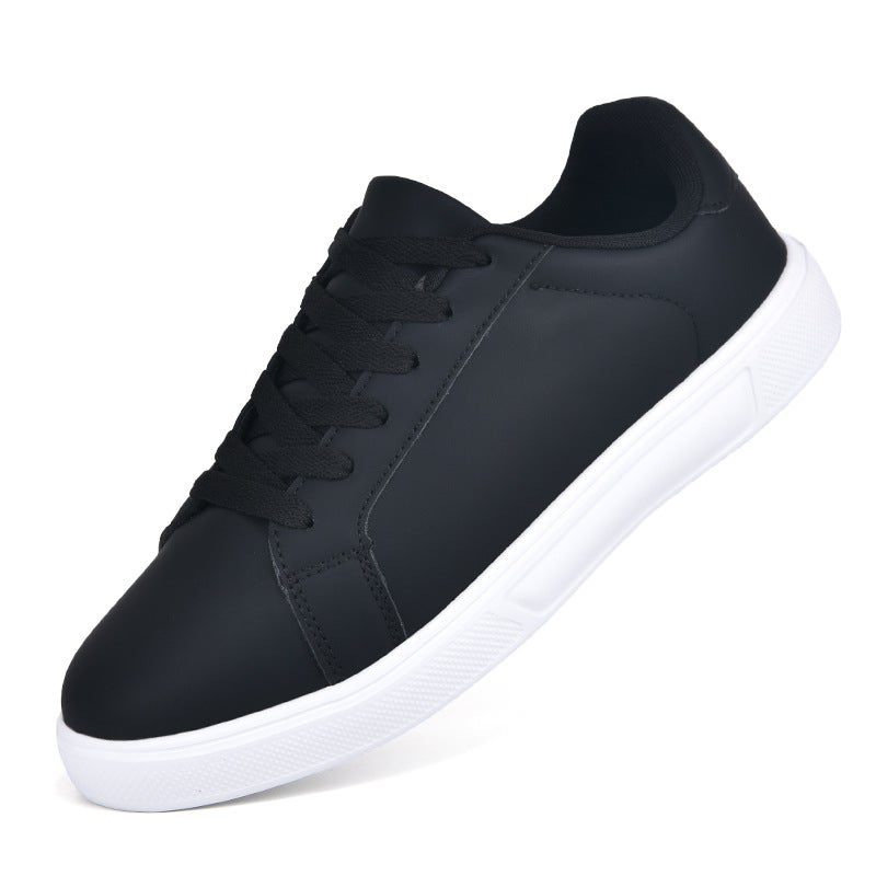 White Shoes New Single-Layer Shoes Couple'S All-Match Wear-Resistant Comfortable Board Shoes Korean-Style Leather Top Light Casual Ultra-Light Board Shoes - Image 3
